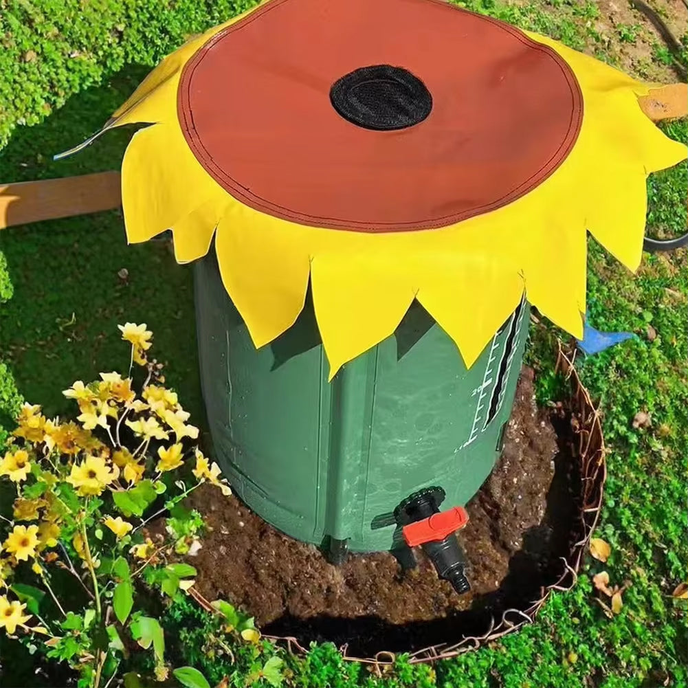 Kolirain 52-Gallon Collapsible Rain Barrel Water Butt UK