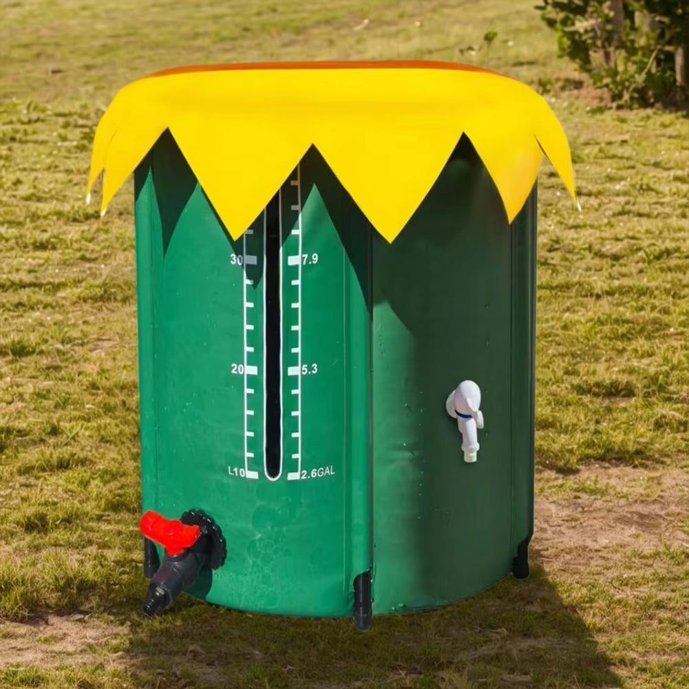 Kolirain 52-Gallon Collapsible Rain Barrel Water Butt UK