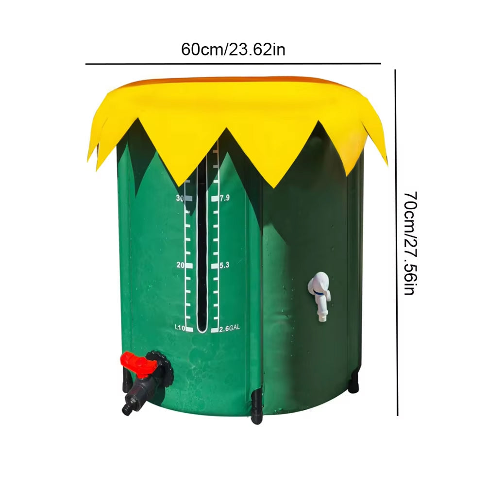 Kolirain 52-Gallon Collapsible Rain Barrel Water Butt UK