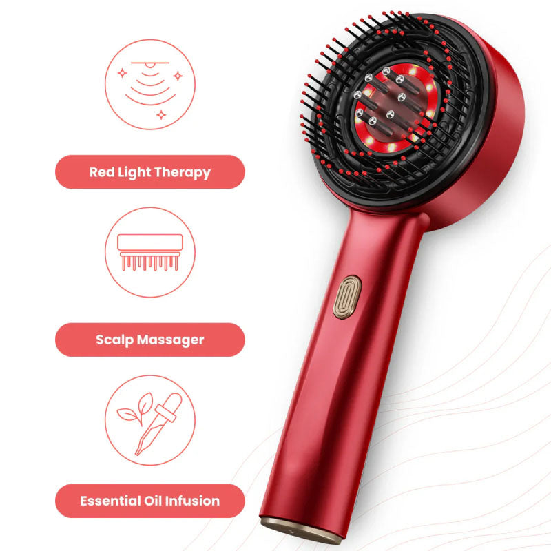 KomeeSol Red Light Therapy Hair Brush