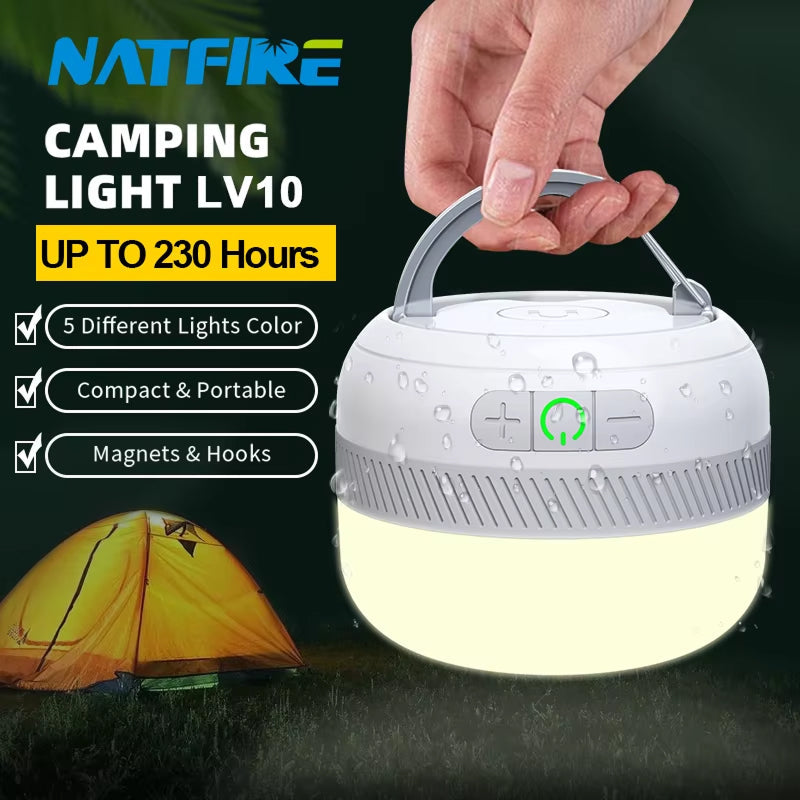 Lampterny 2 Multi-Color Rechargeable Camping Lantern