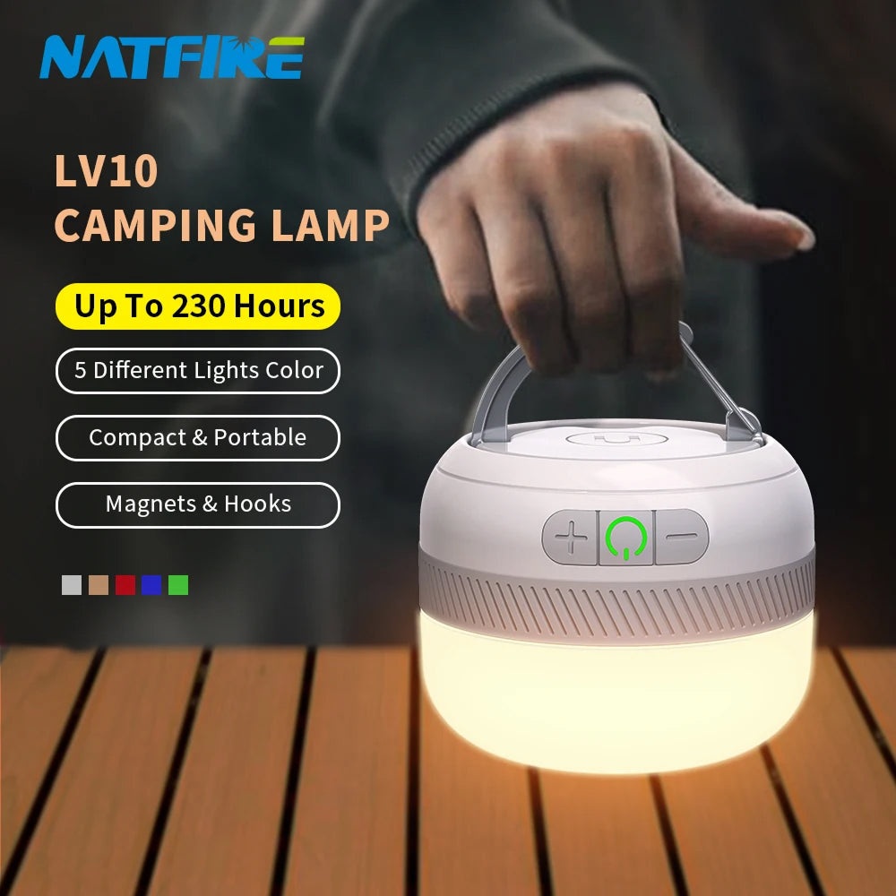 Lampterny 2 Multi-Color Rechargeable Camping Lantern