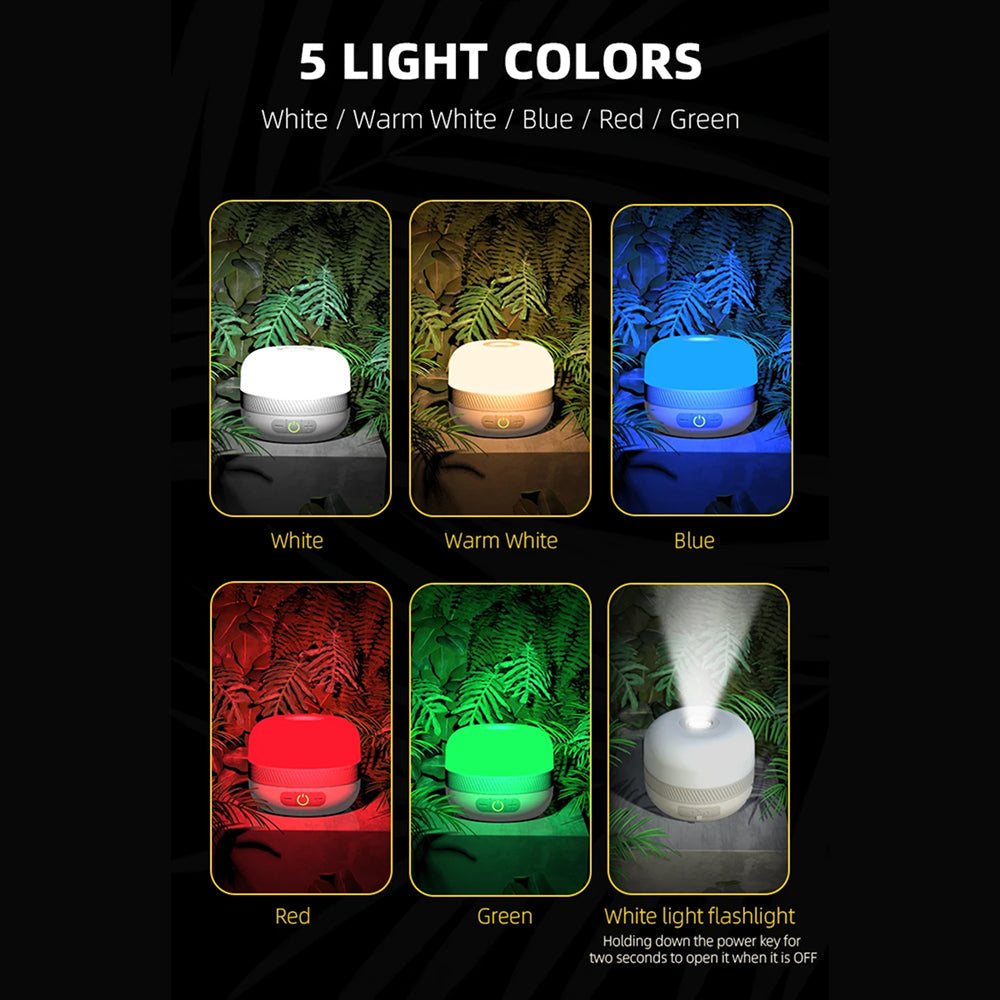Lampterny 2 Multi-Color Rechargeable Camping Lantern