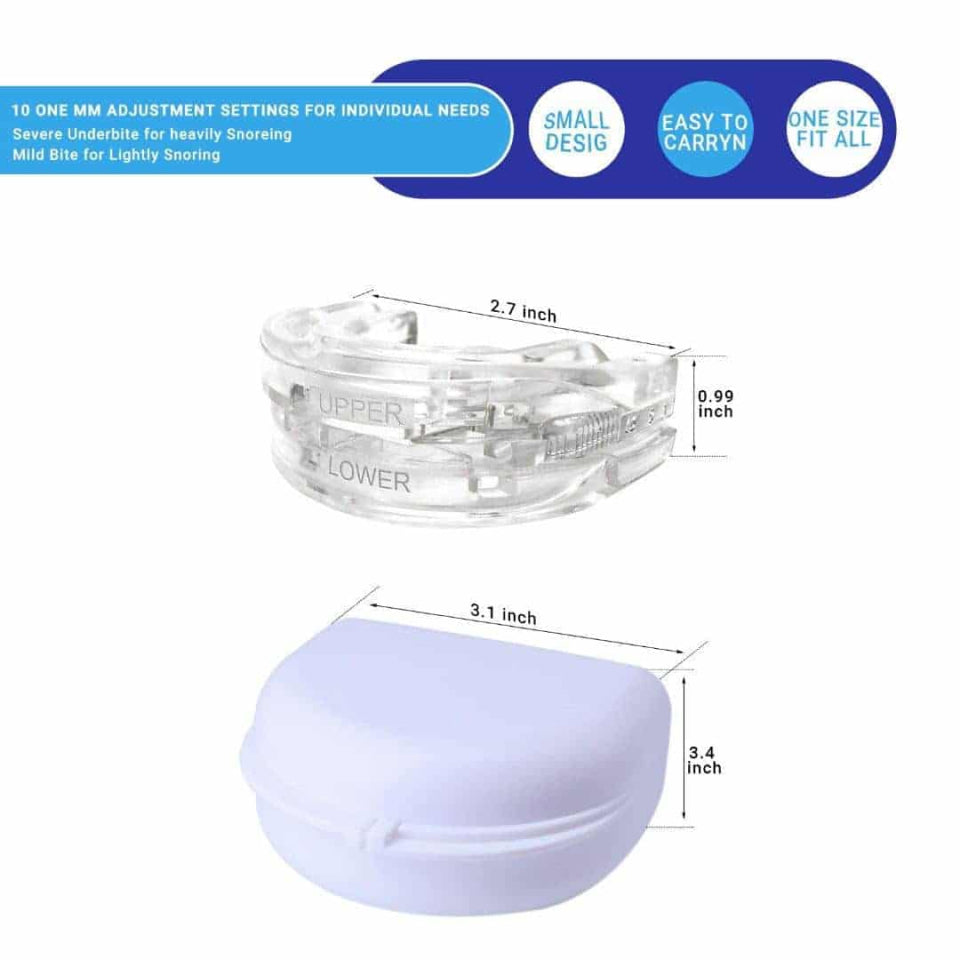 Lullyzee Anti Snore Mouthpiece | Custom Molded Jaw Alignment