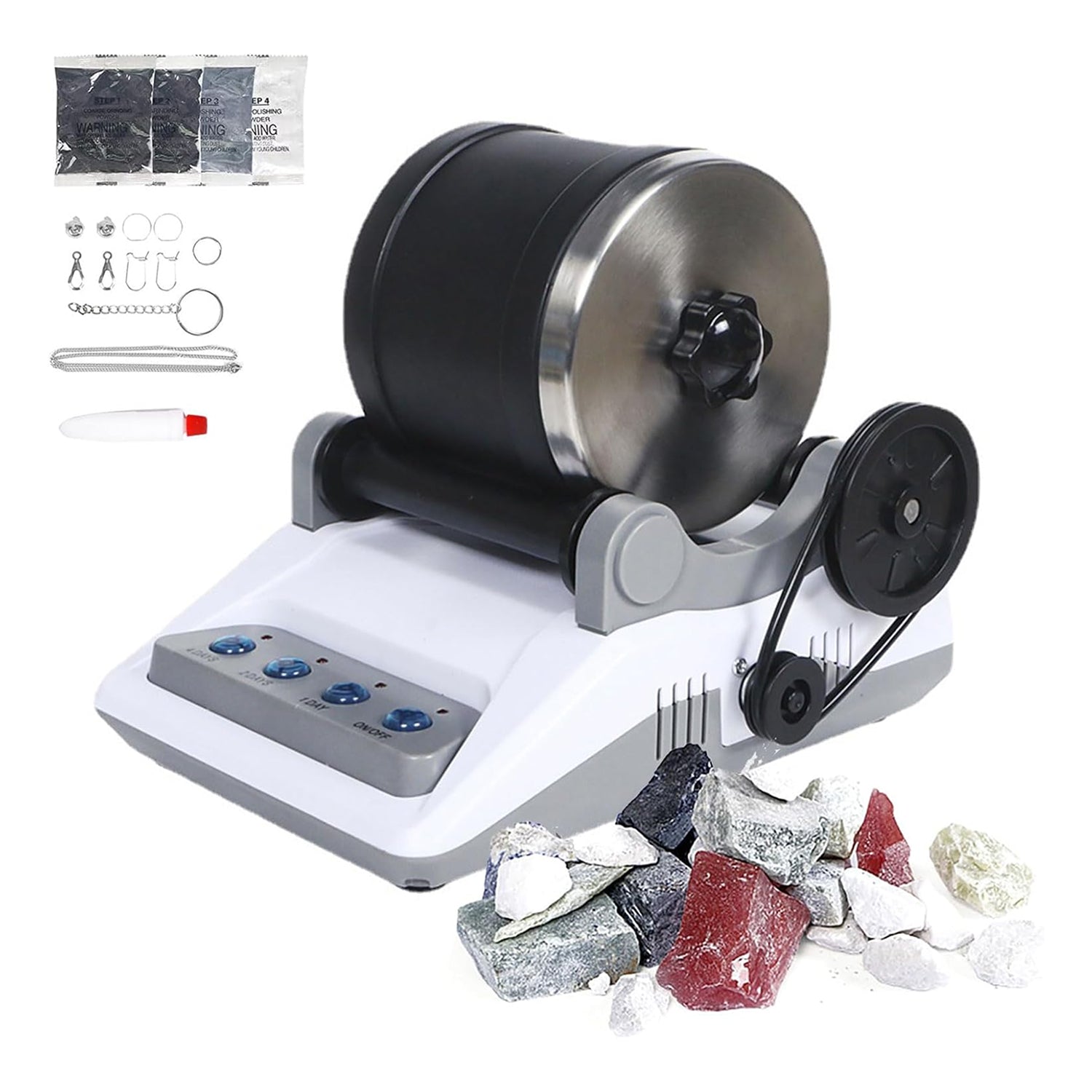 LustGemix Professional Rock Tumbler