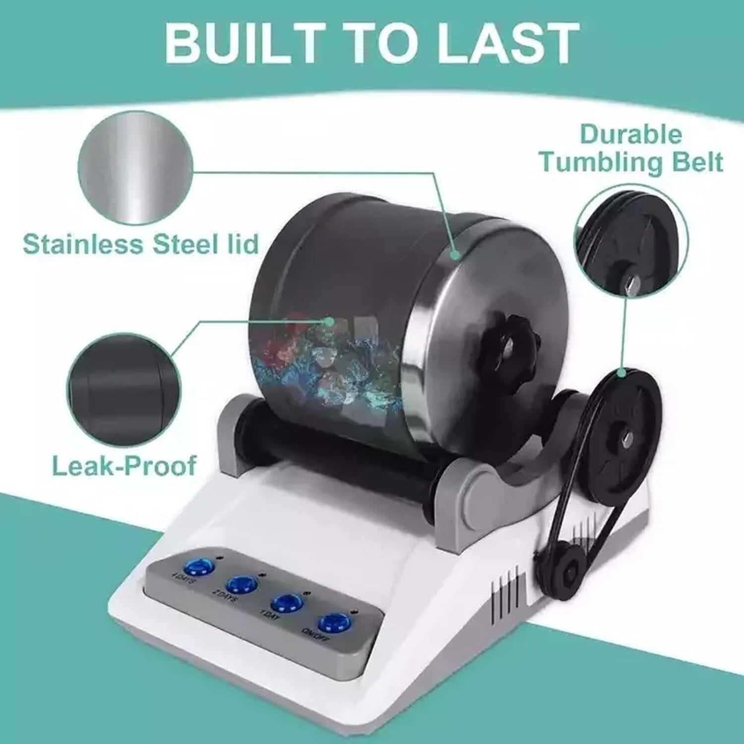 LustGemix Professional Rock Tumbler