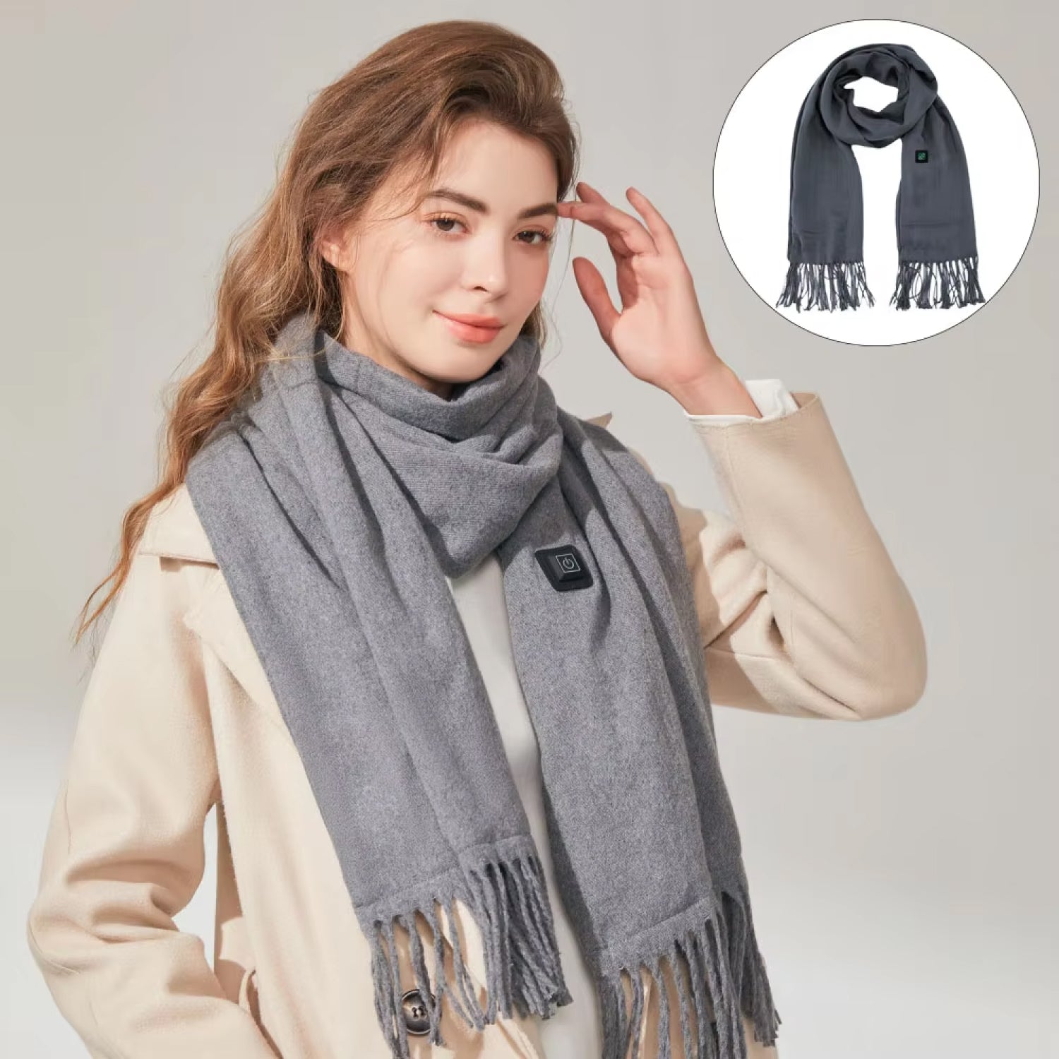 MarieLif Smart Heated Scarf with 3 Temperature Settings