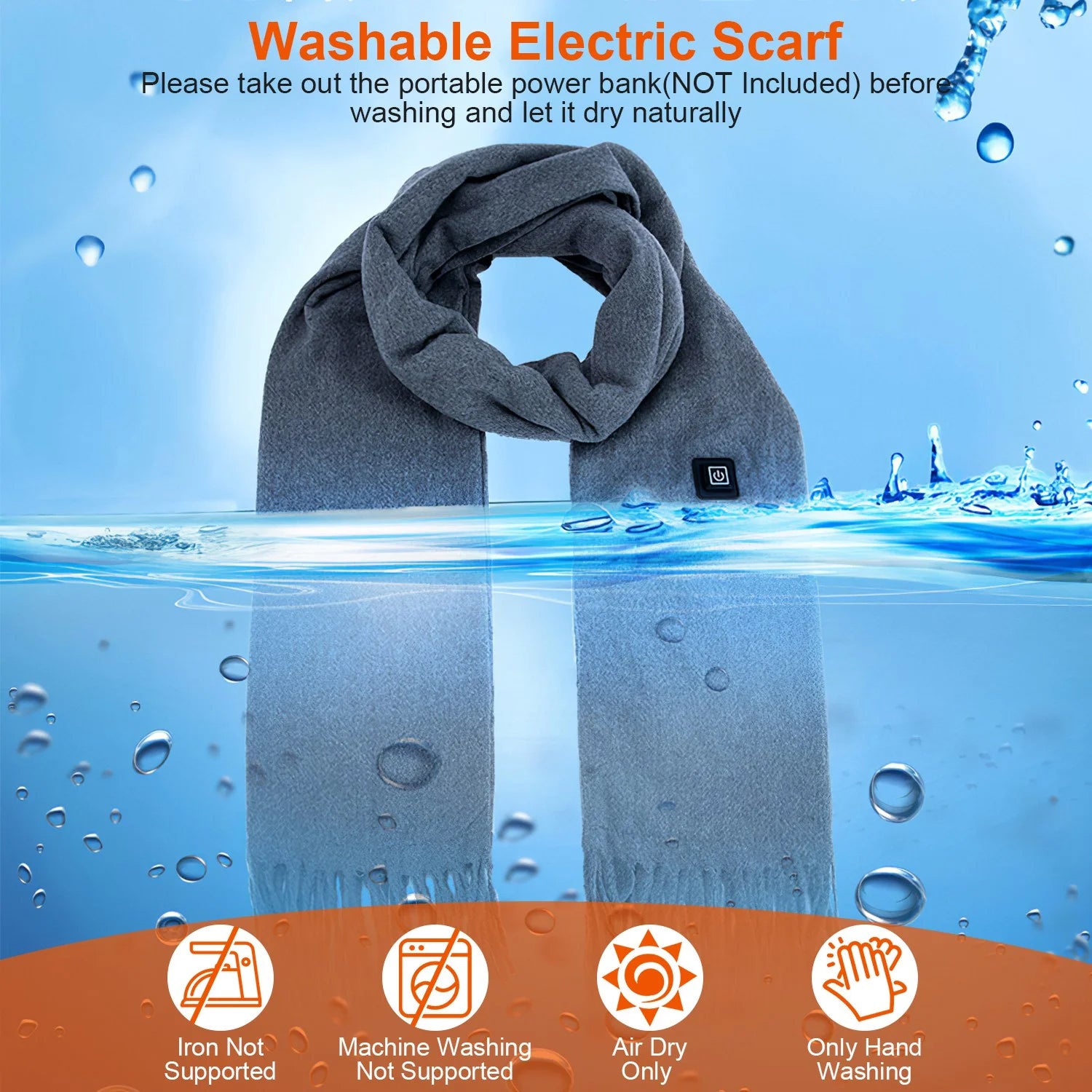 MarieLif Smart Heated Scarf with 3 Temperature Settings