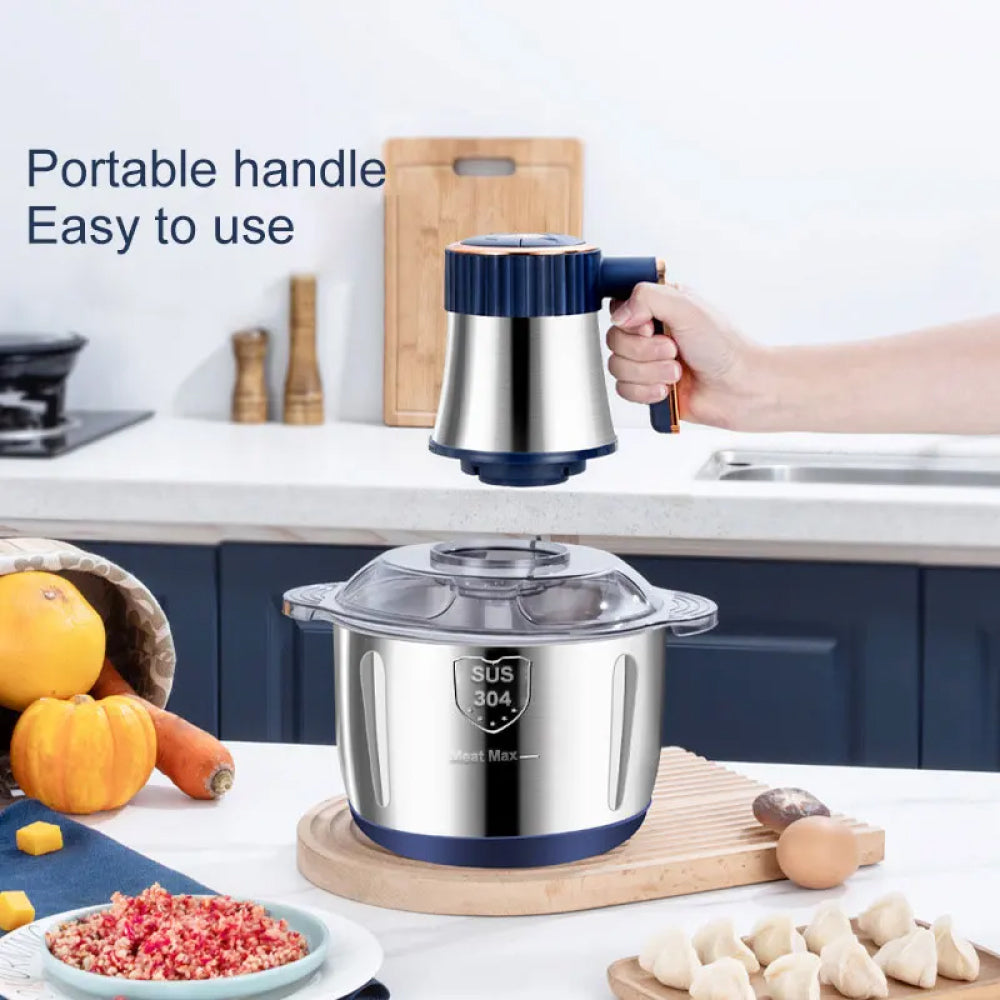 MinceBlit 500W Electric Meat Grinder with 5L Stainless Steel Bowl