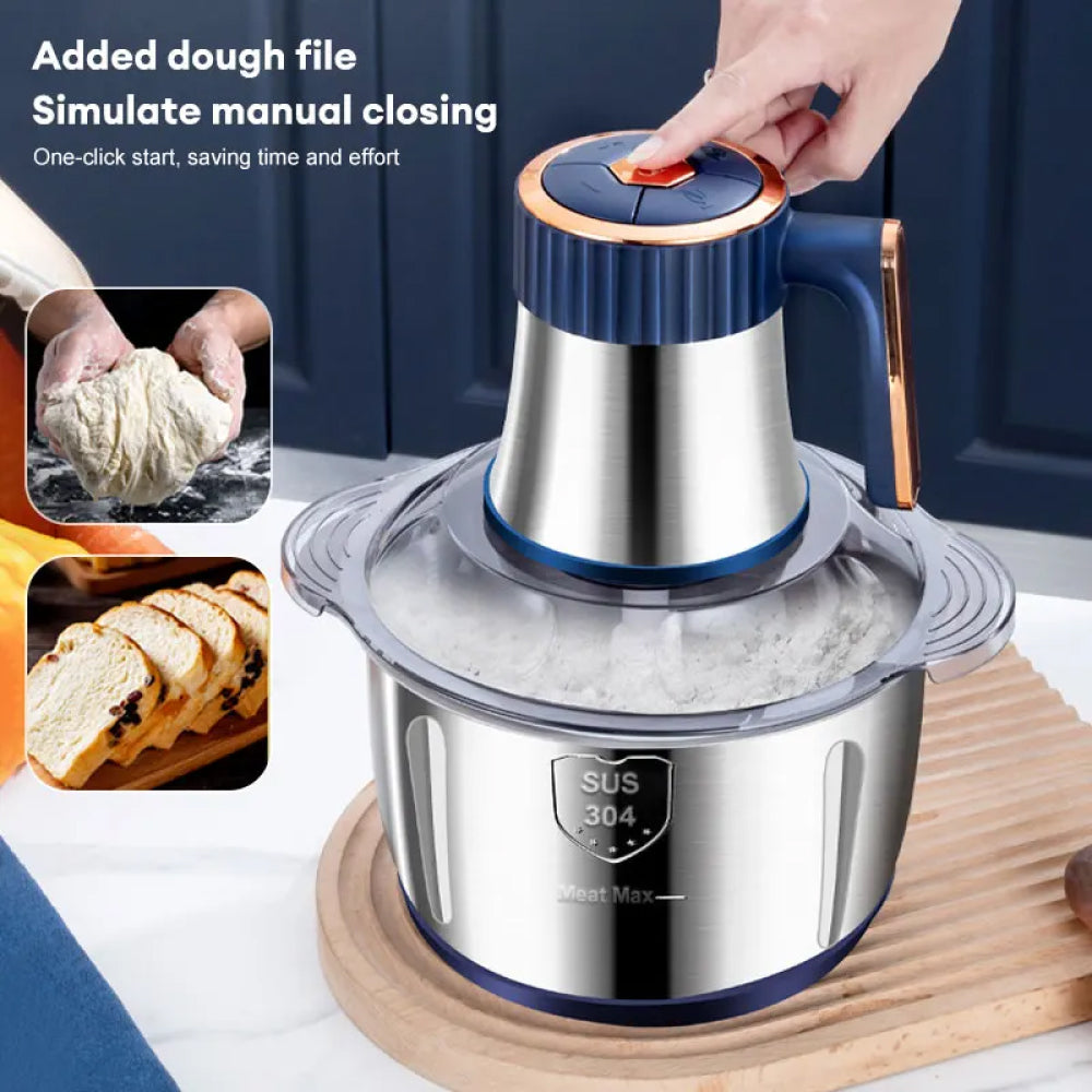 MinceBlit 500W Electric Meat Grinder with 5L Stainless Steel Bowl