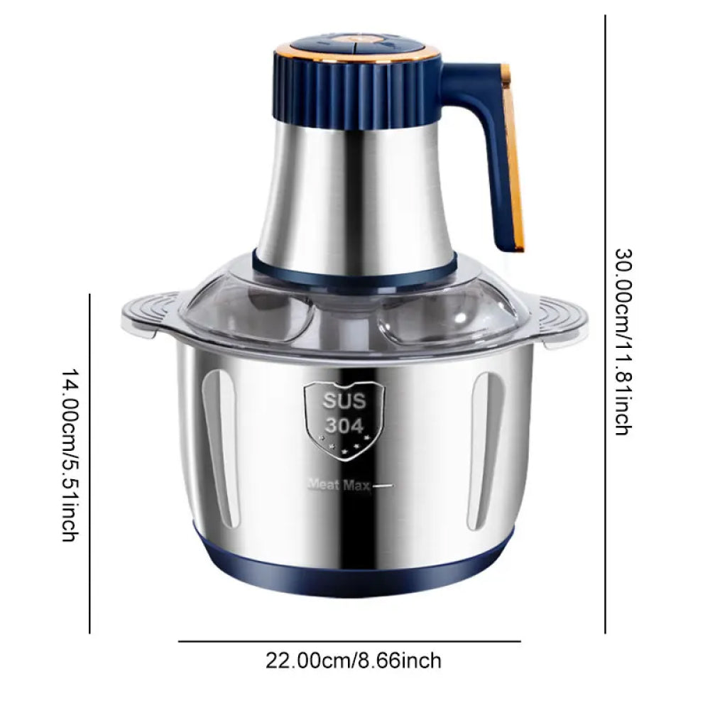 MinceBlit 500W Electric Meat Grinder with 5L Stainless Steel Bowl