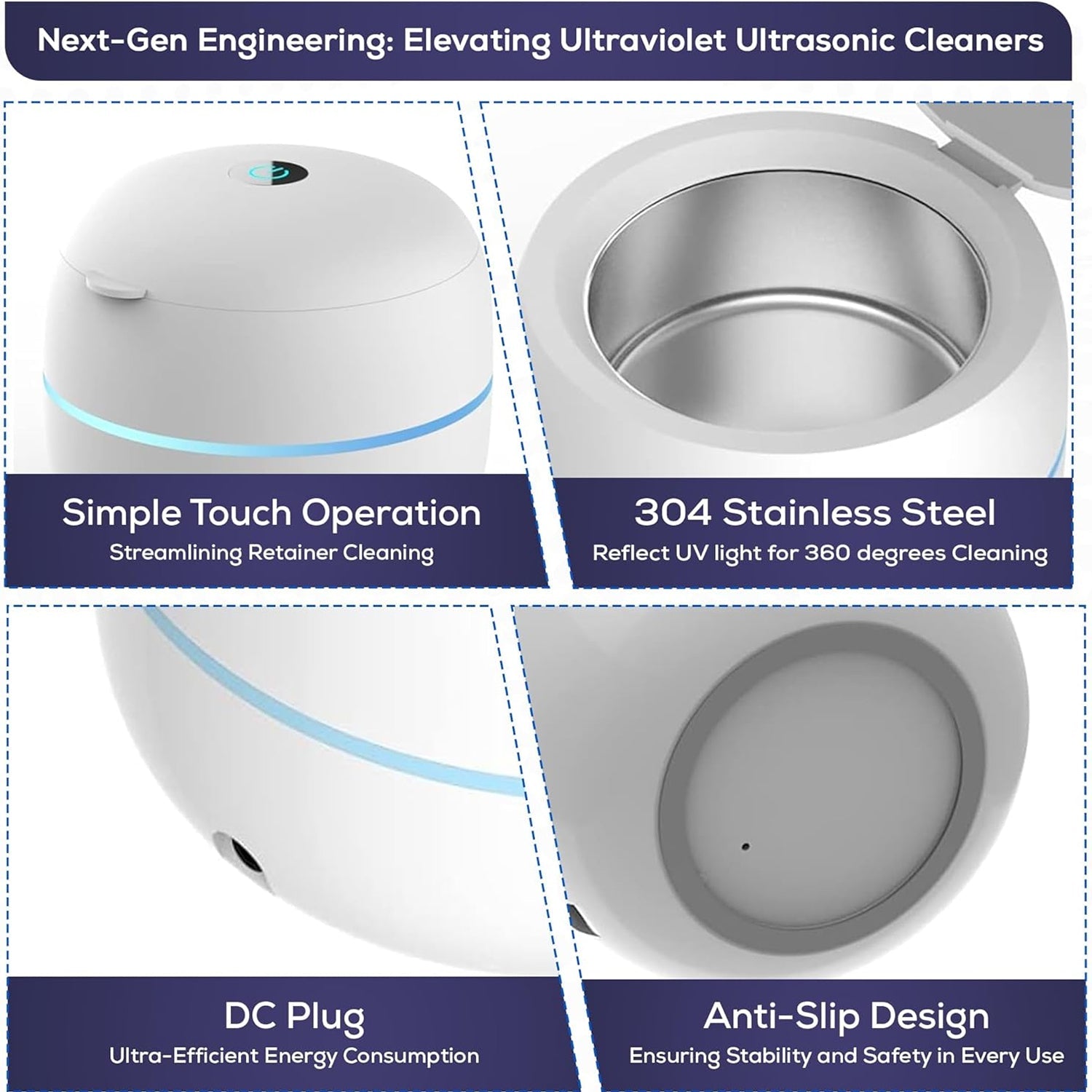 MintPolu Ultrasonic Dental Cleaner