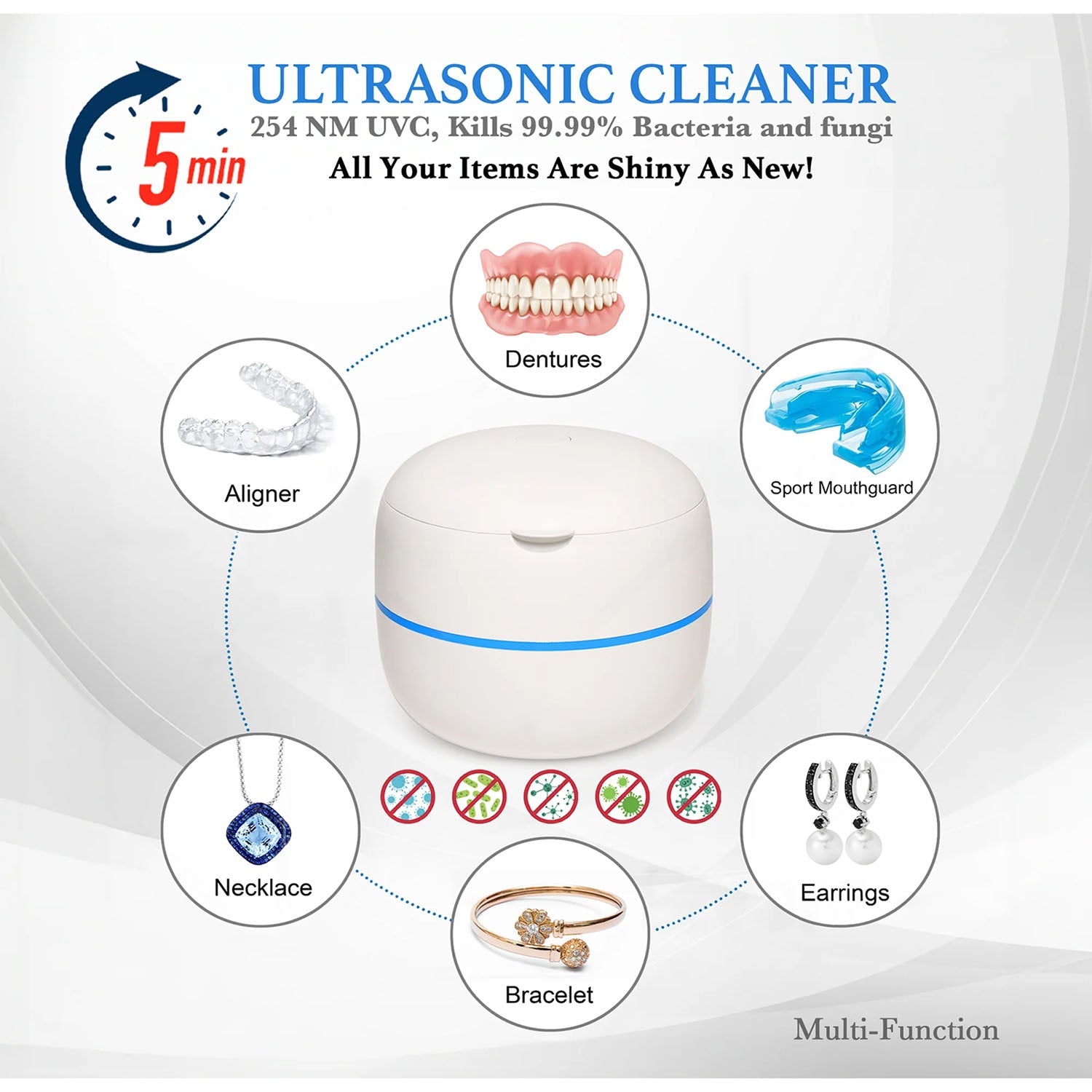 MintPolu Ultrasonic Dental Cleaner