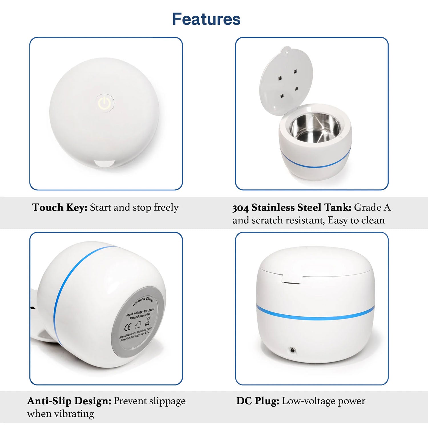 MintPolu Ultrasonic Dental Cleaner