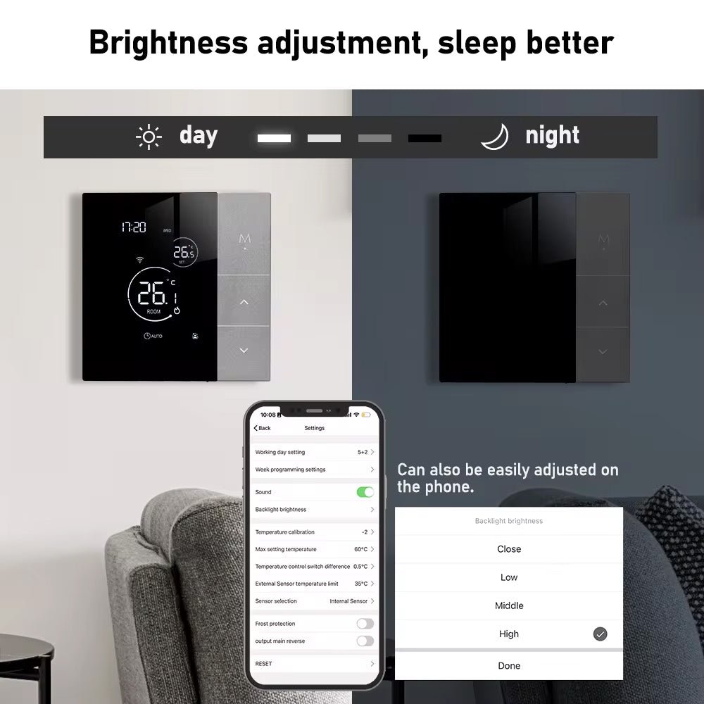 Naresync WiFi Smart Thermostat for HVAC Energy Savings