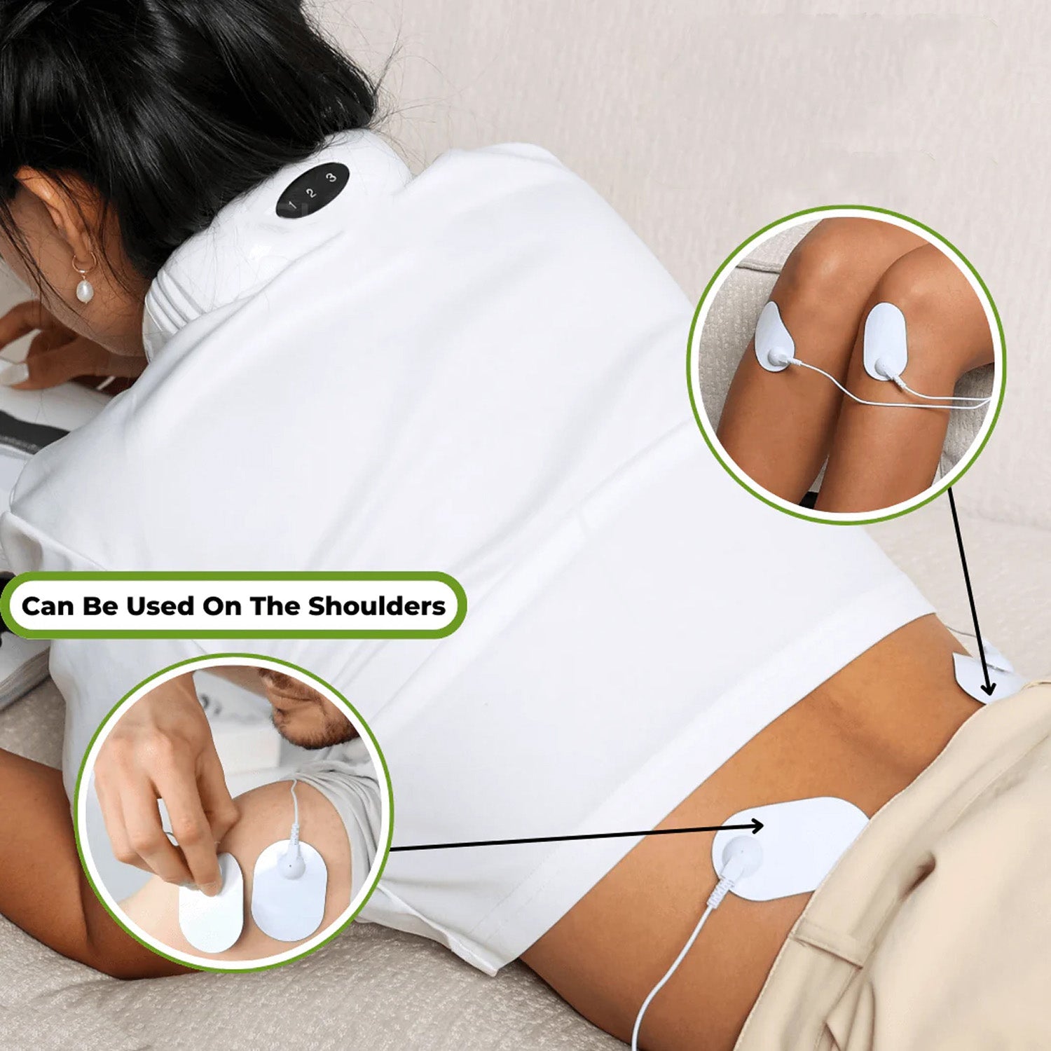 NeckyEase Portable TENS Lymphatic Massager for Neck Pain