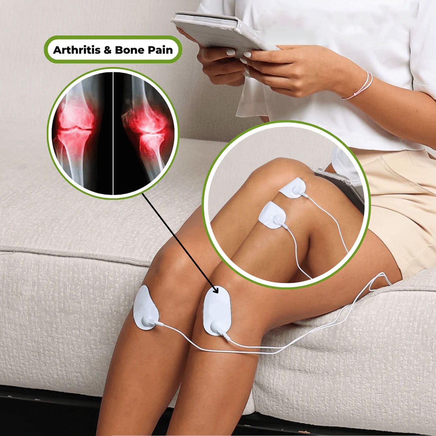 NeckyEase Portable TENS Lymphatic Massager for Neck Pain