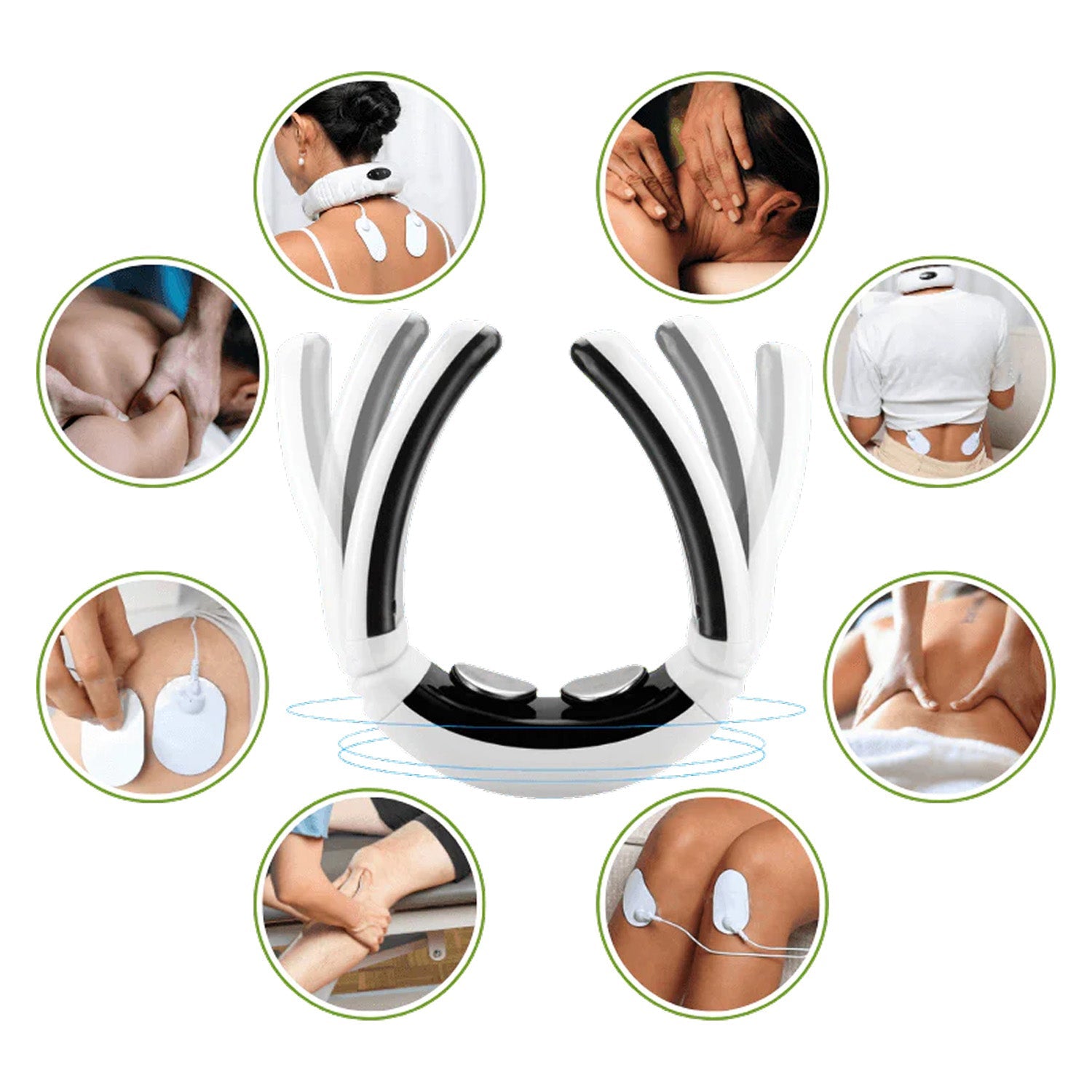 NeckyEase Portable TENS Lymphatic Massager for Neck Pain