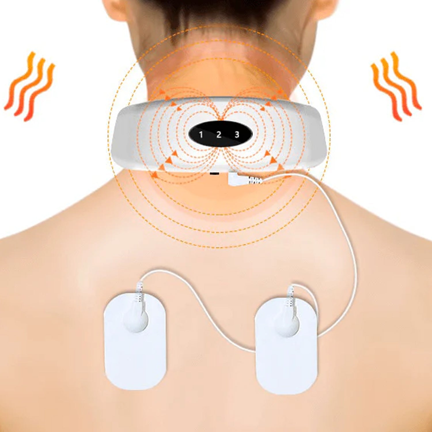 NeckyEase Portable TENS Lymphatic Massager for Neck Pain