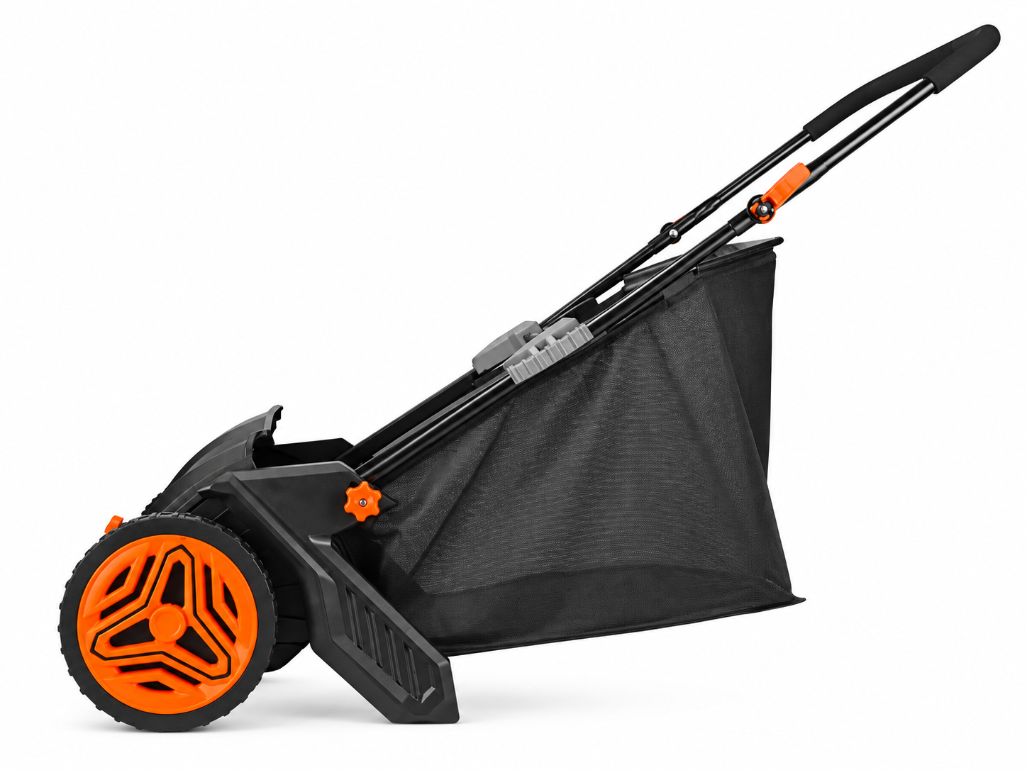 Yardsyer 21-Inch Manual Push Lawn Sweeper for Leaves & Grass