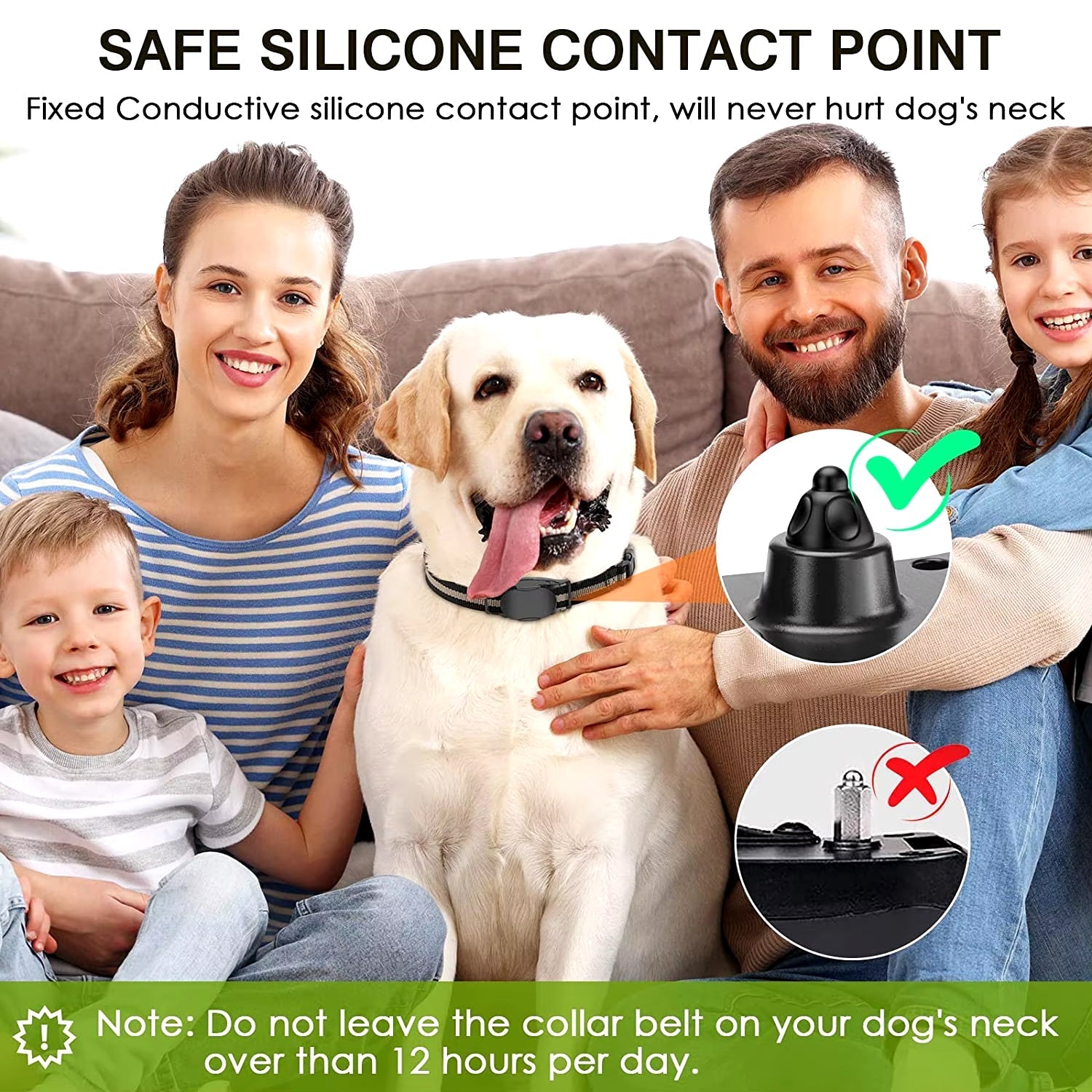 ObeTrainy Professional 1000ft IP67 Waterproof Dog Training Collar