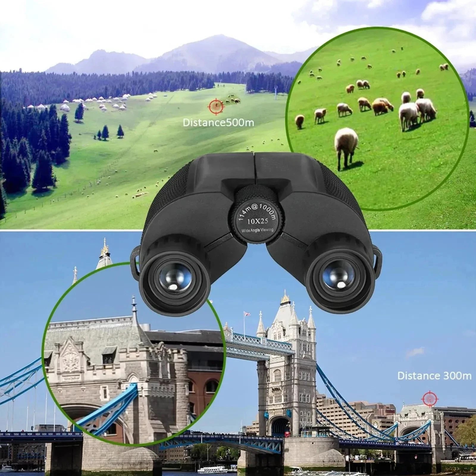 LuroVue HD Compact Binoculars