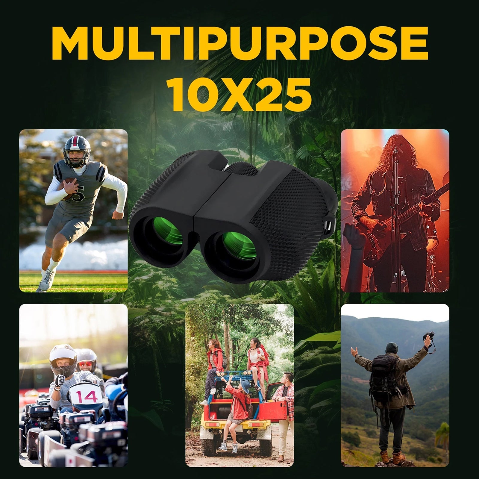 LuroVue HD Compact Binoculars