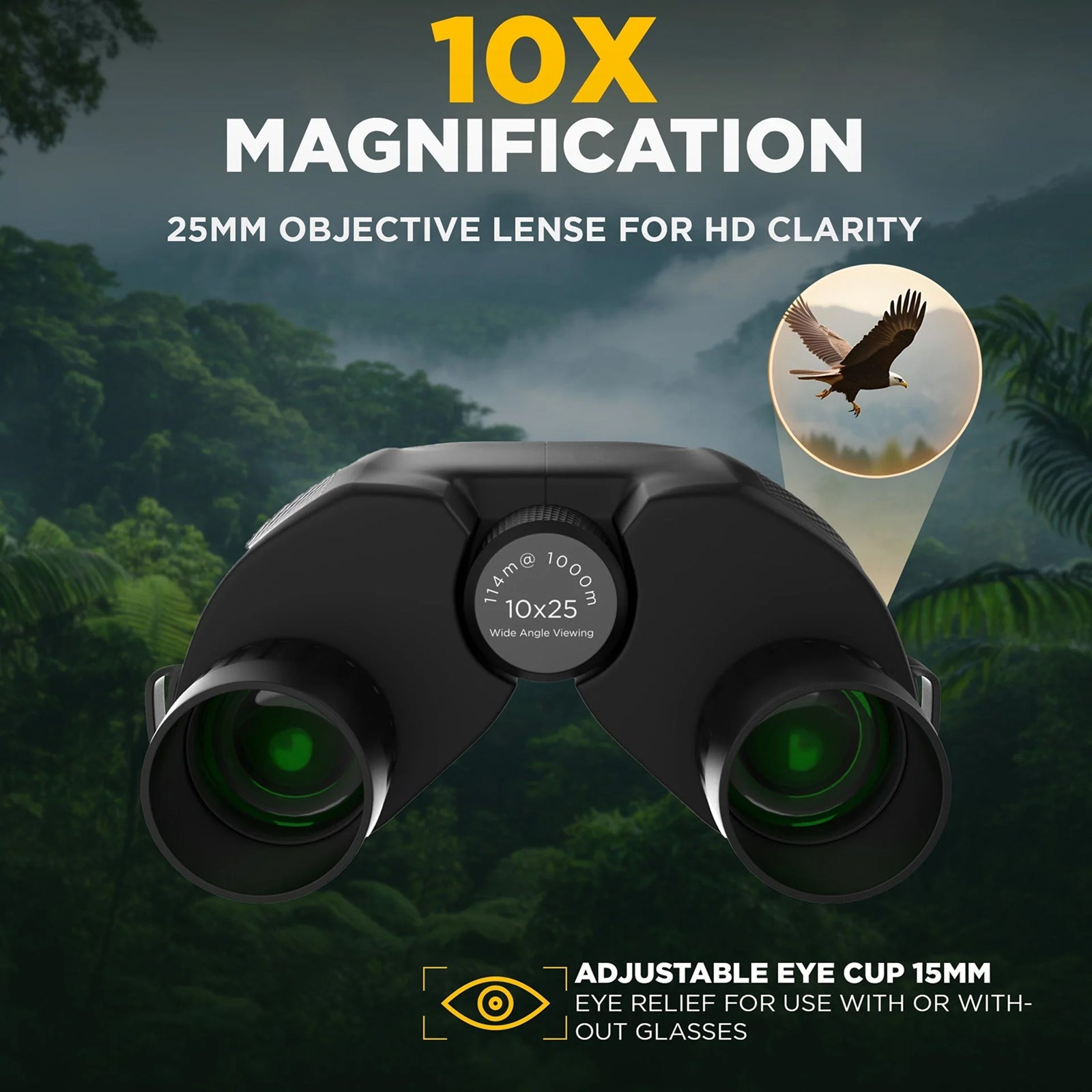 LuroVue HD Compact Binoculars