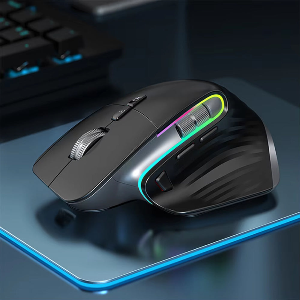Pamorlix Ergonomic Vertical Mouse with Dual Wireless Connection