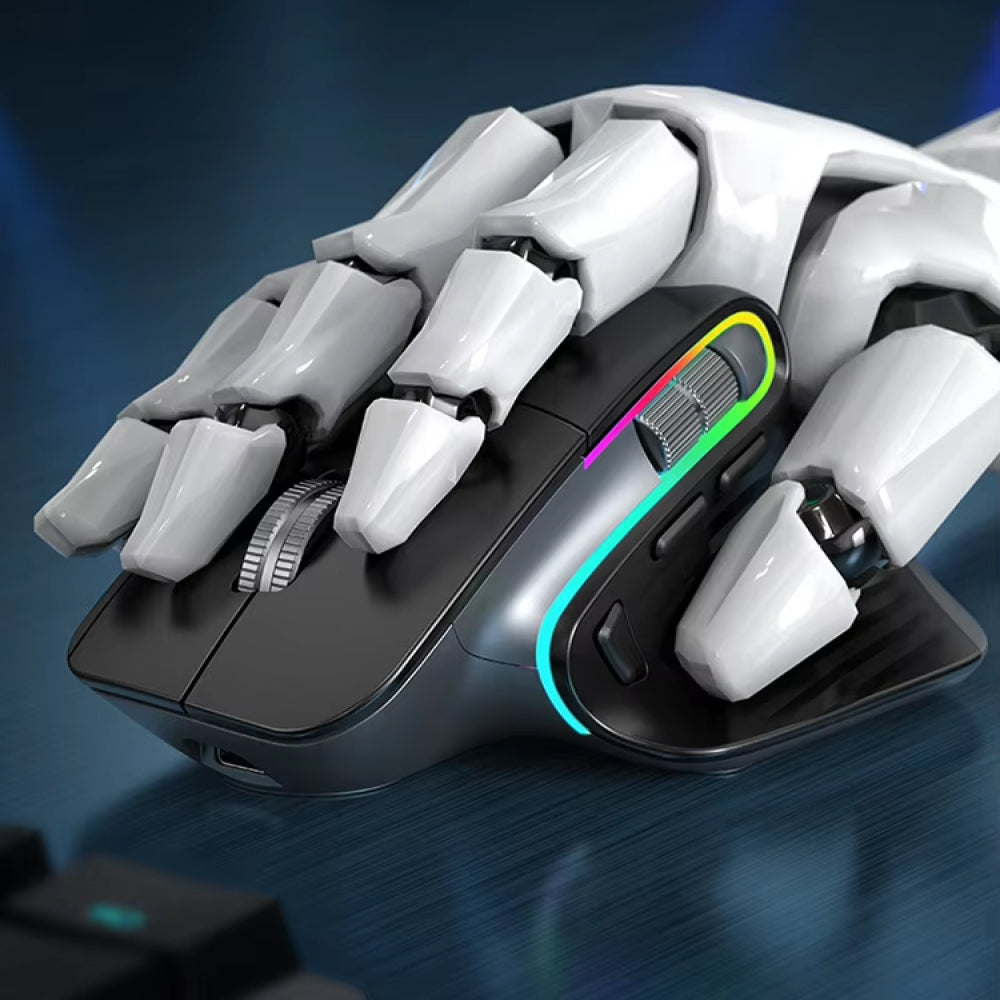 Pamorlix Ergonomic Vertical Mouse with Dual Wireless Connection
