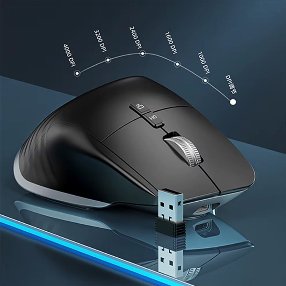 Pamorlix Ergonomic Vertical Mouse with Dual Wireless Connection