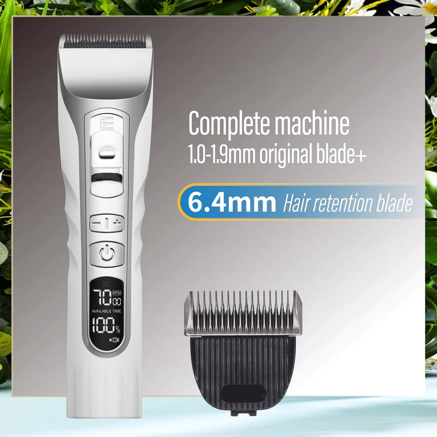 PawfecPro Whisper-Quiet Cordless Dog Clippers for Home Grooming