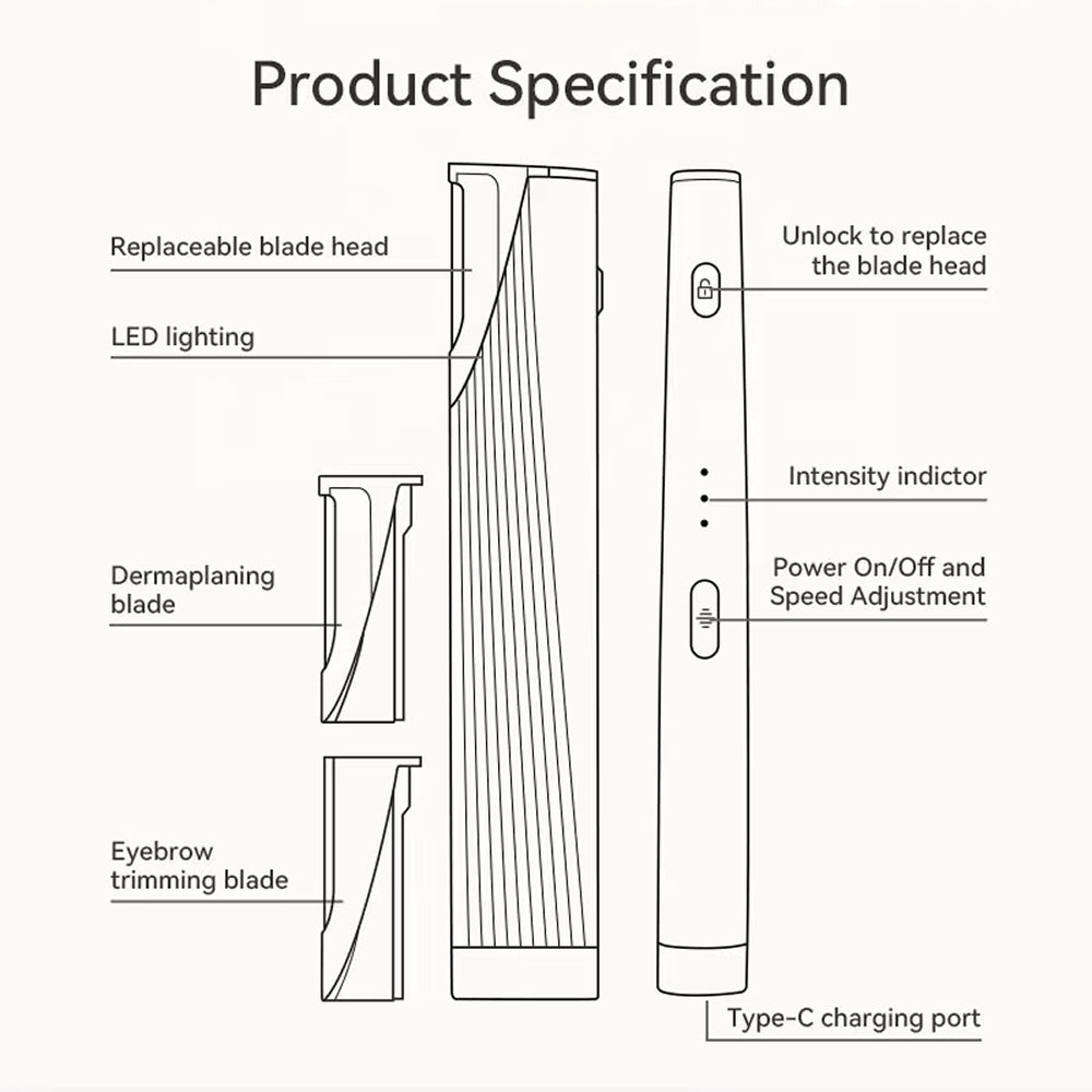 PellyRiz Dermaplaning Tool