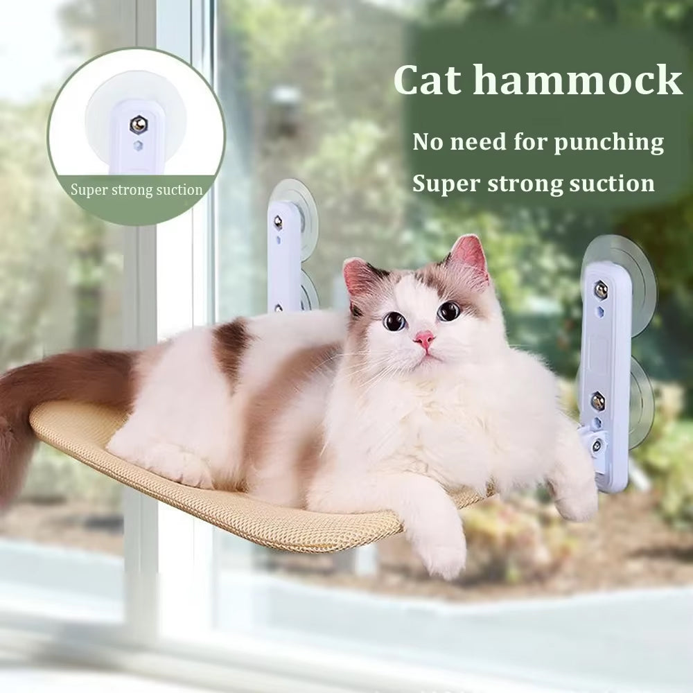 PetRylax Foldable Cat Window Perch 15kg Capacity