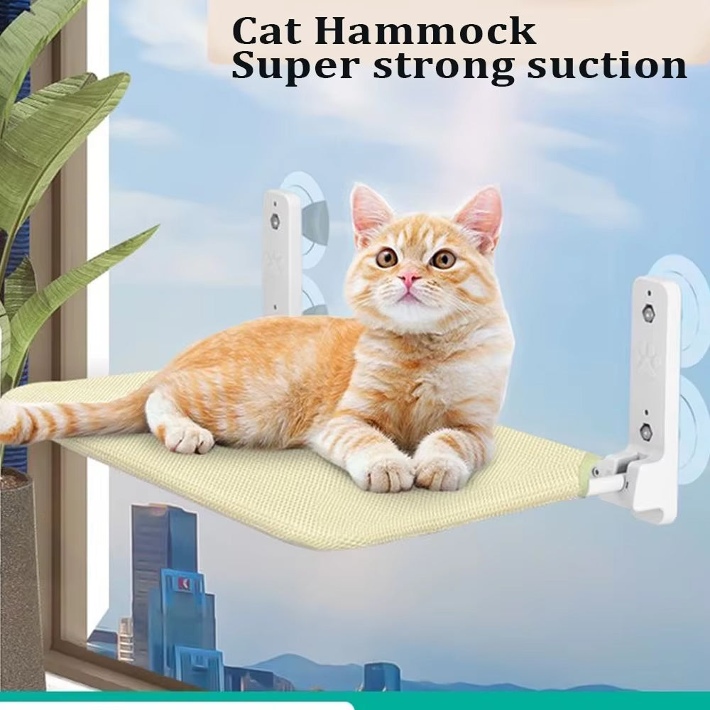 PetRylax Foldable Cat Window Perch 15kg Capacity