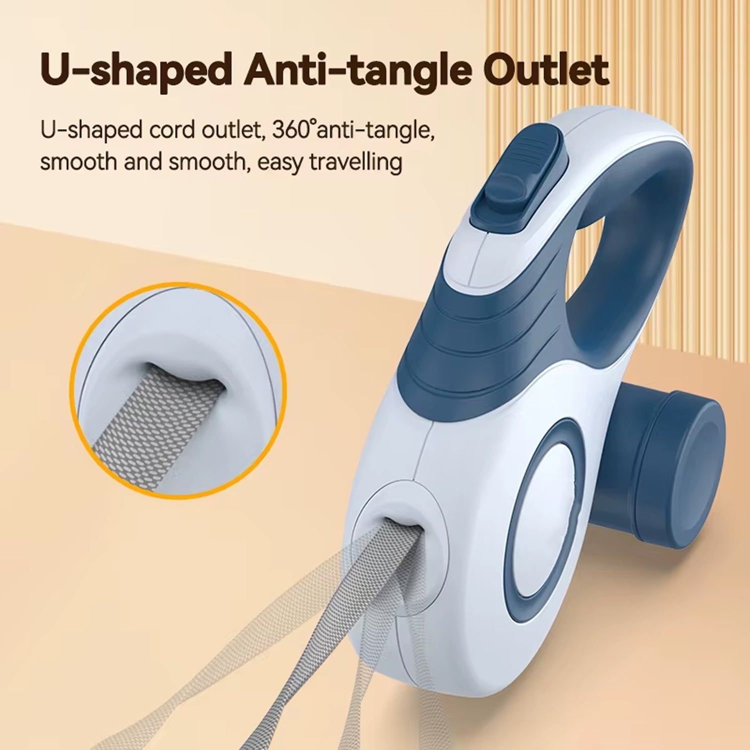 PettyLix Pro Retractable Dog Leash with Waste Compartment