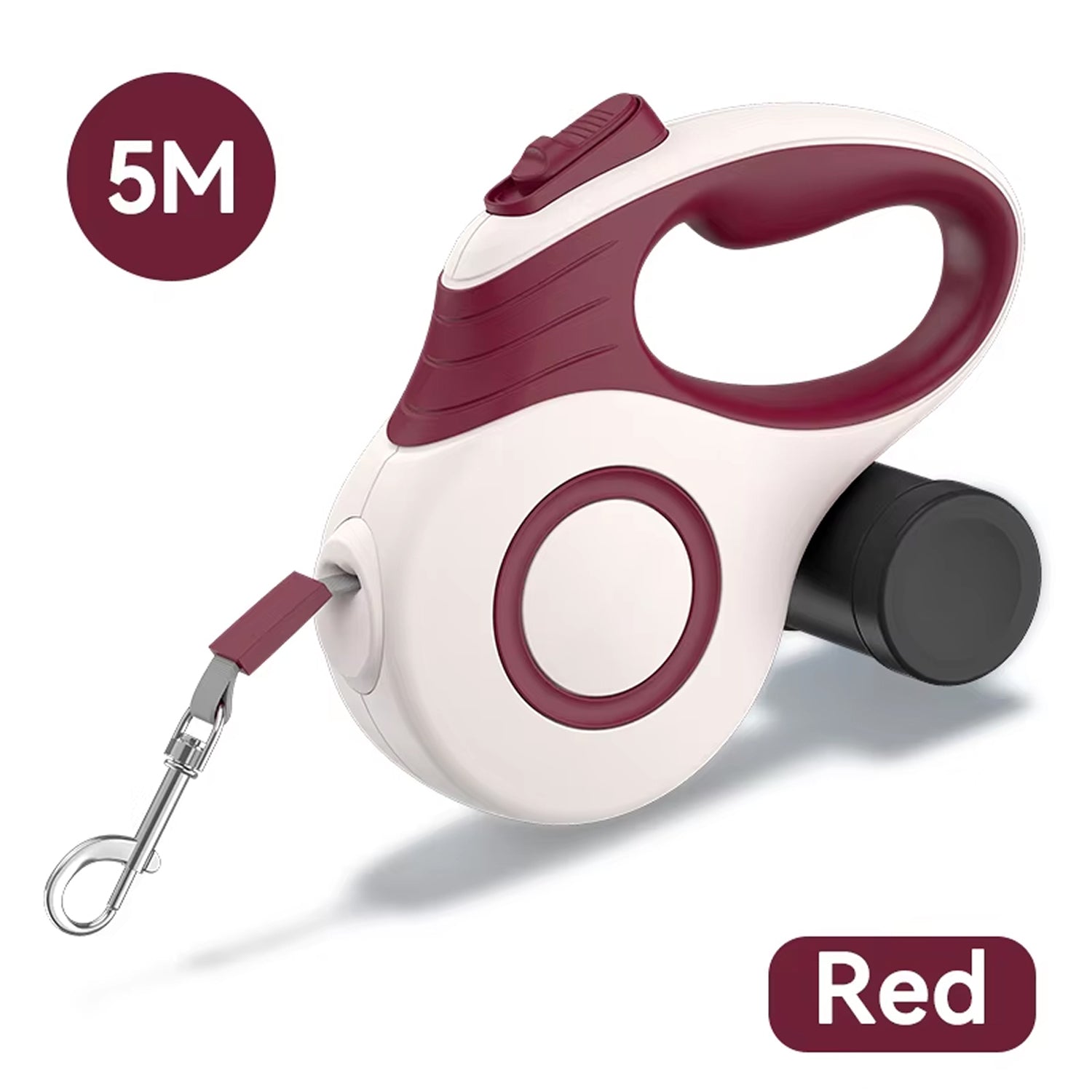 PettyLix Pro Retractable Dog Leash with Waste Compartment