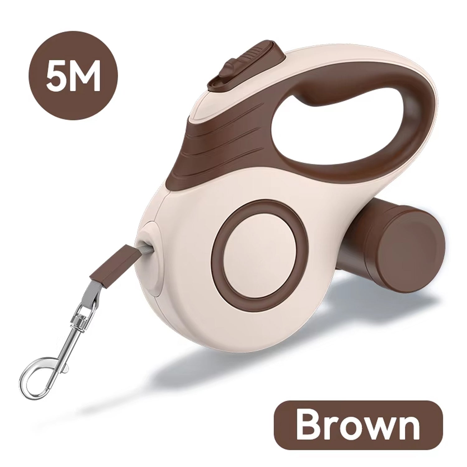 PettyLix Pro Retractable Dog Leash with Waste Compartment