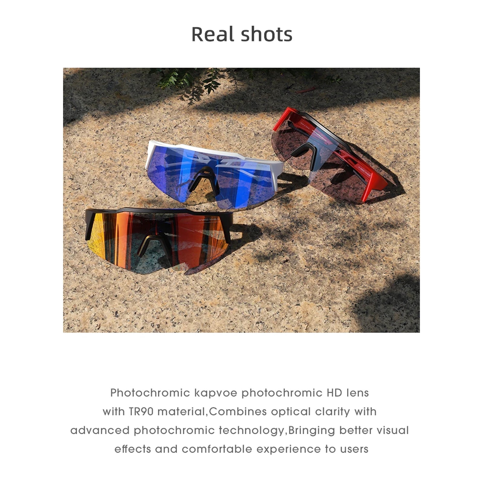 PidalSpex v2 Photochromic Cycling Sunglasses - Military Grade Optics