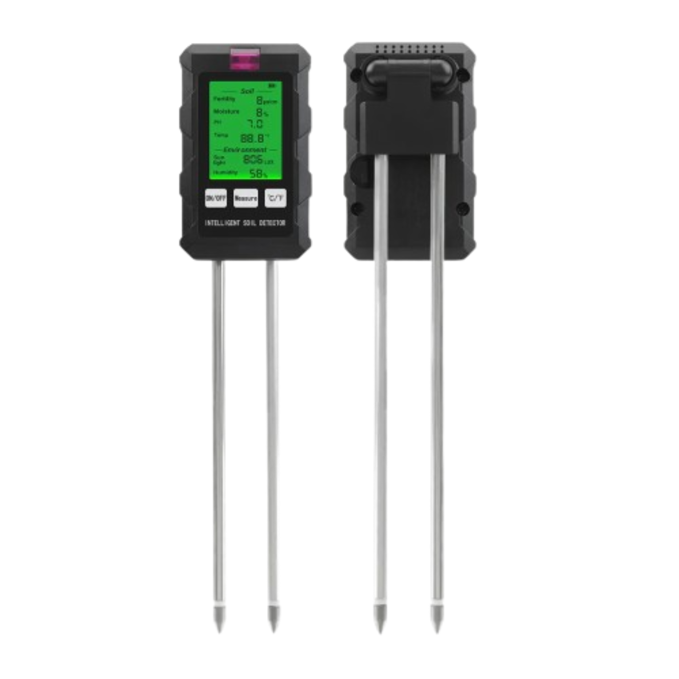 Veragroic Professional Soil pH, Moisture, and Fertility Meter