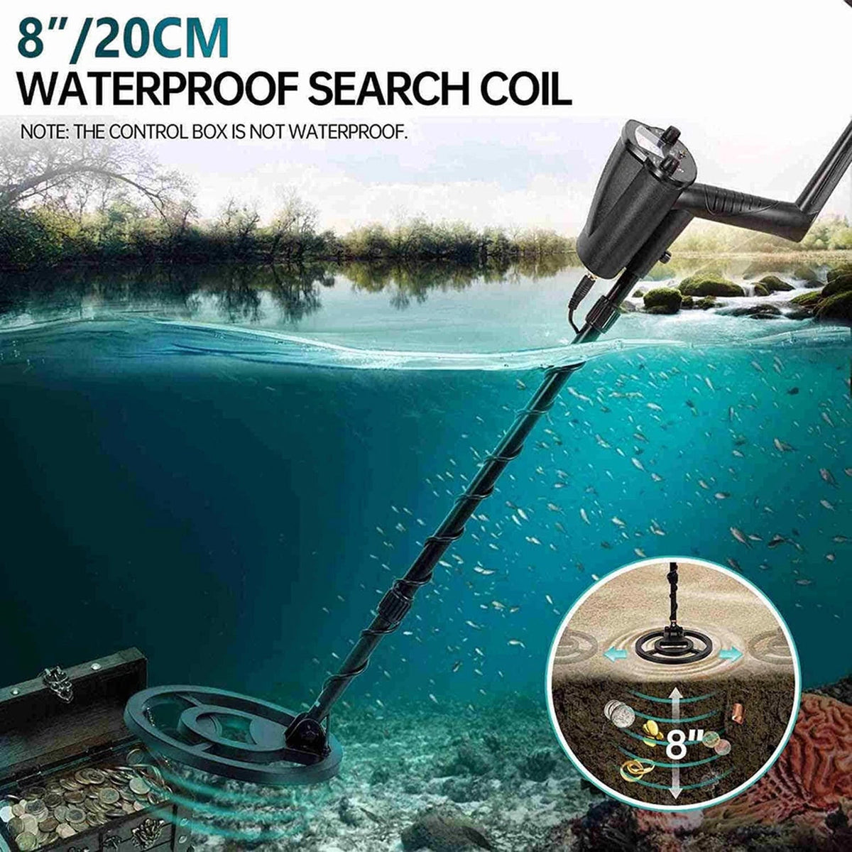 Prokiva Waterproof Metal Detector with LCD Display