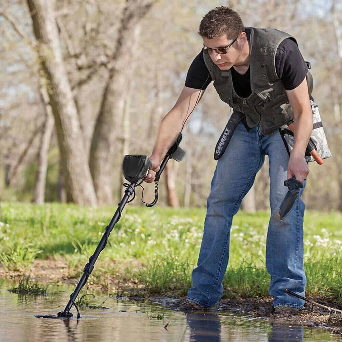 Prokiva Waterproof Metal Detector with LCD Display