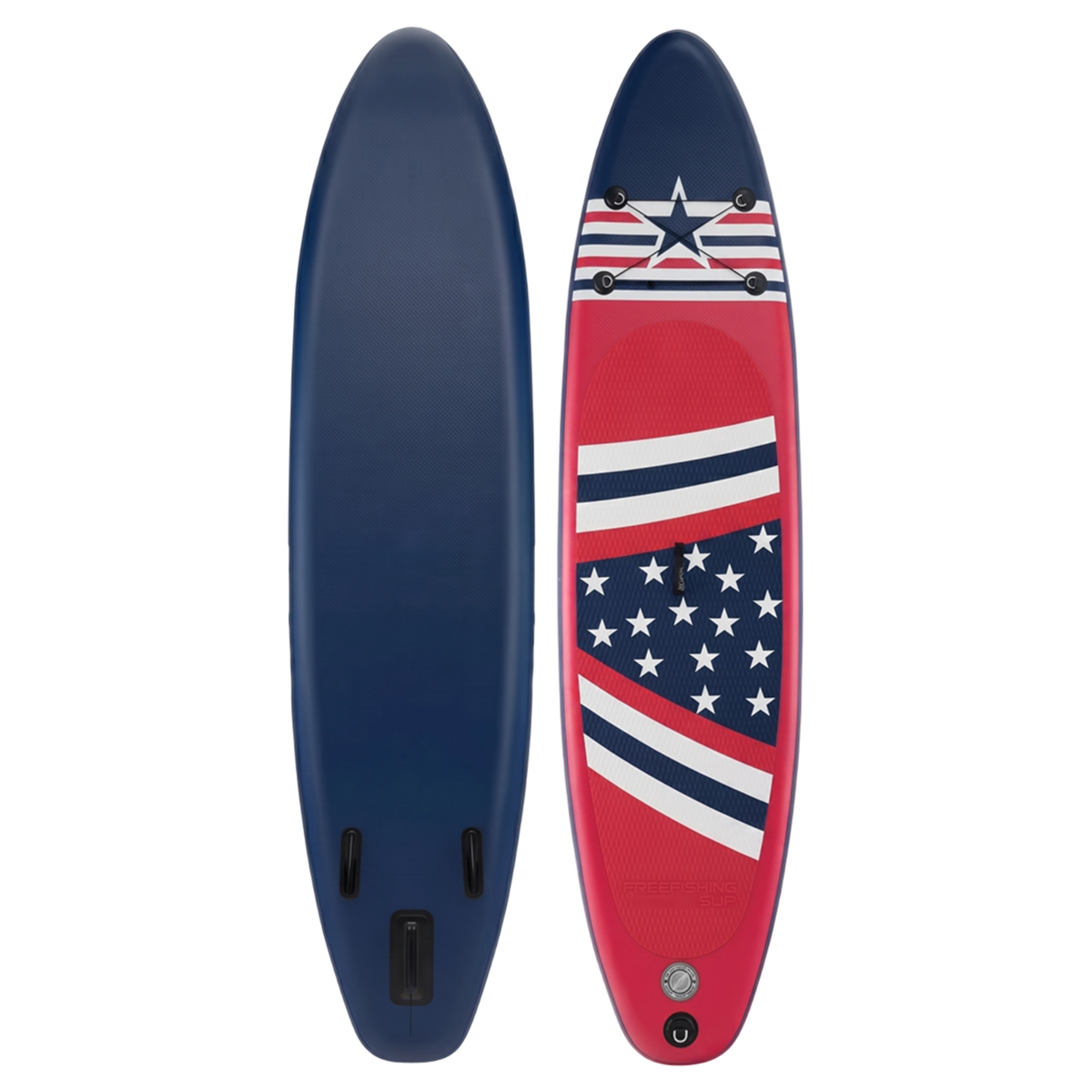 PuffoSUP Rigid Inflatable Stand Up Paddle Board with Travel Kit