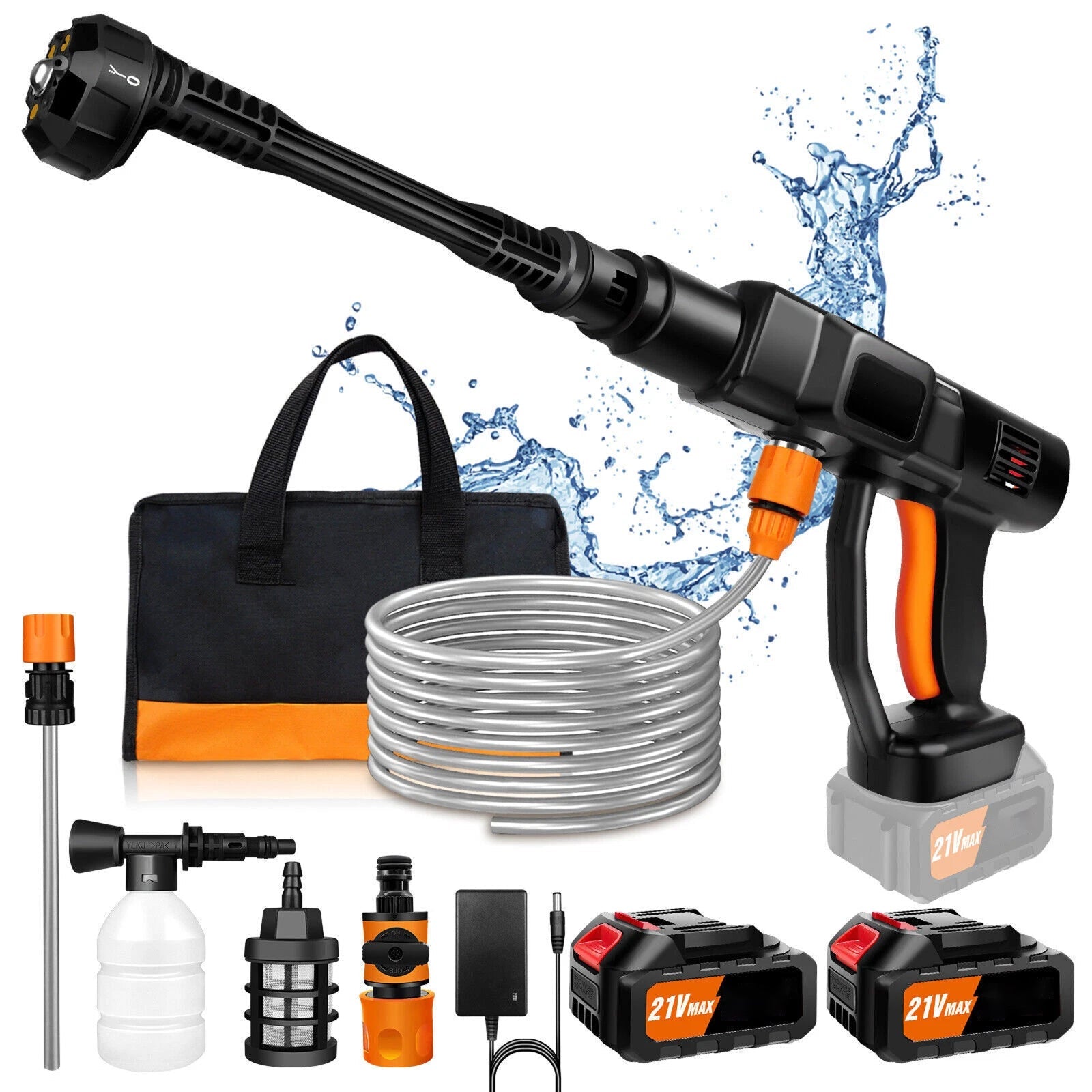 PulsWast Cordless Portable Pressure Washer 783 PSI
