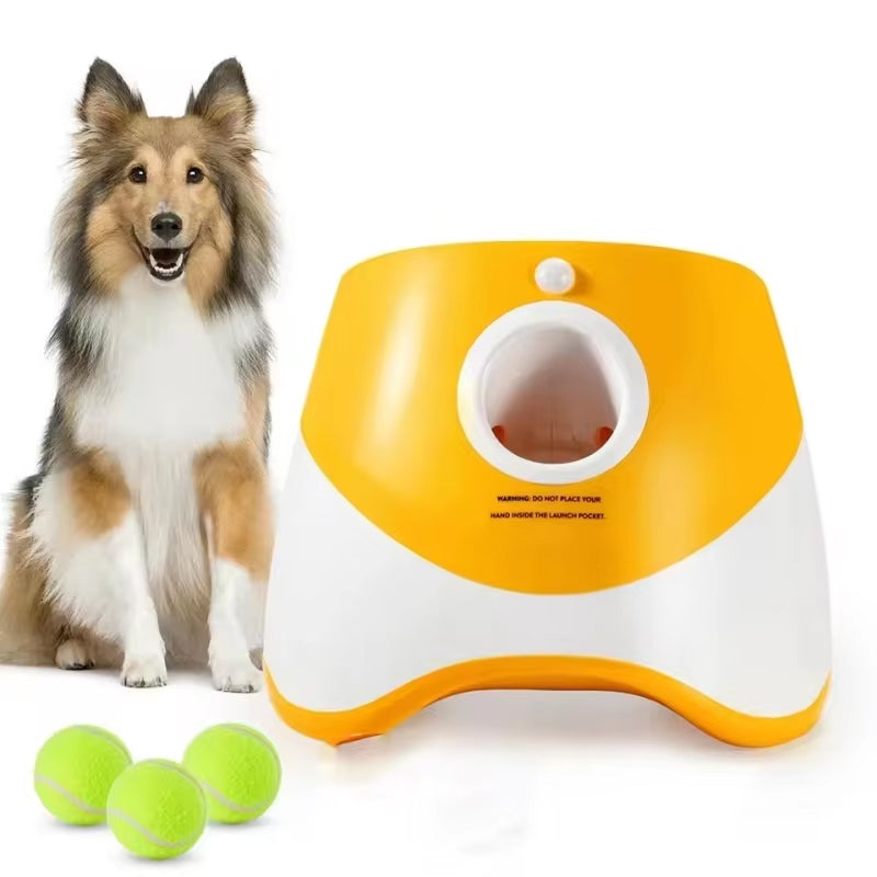 PuppiLob Automatic Dog Ball Launcher for Hands-Free Play