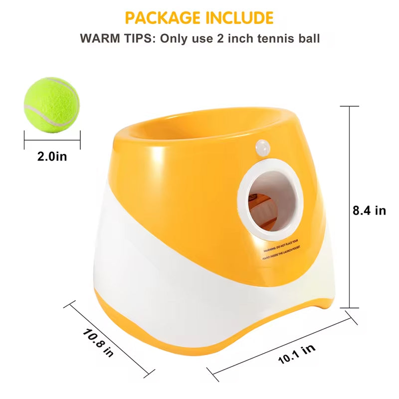 PuppiLob Automatic Dog Ball Launcher for Hands-Free Play