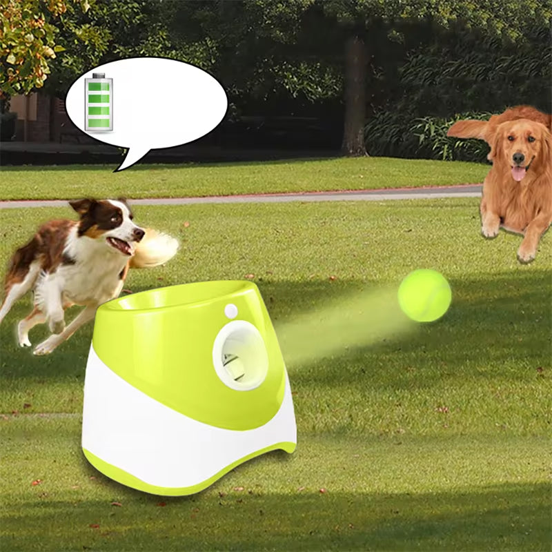 PuppiLob Automatic Dog Ball Launcher for Hands-Free Play