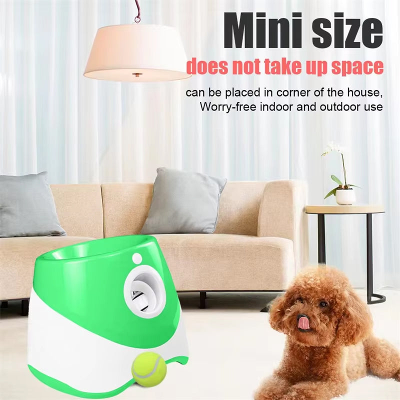 PuppiLob Automatic Dog Ball Launcher for Hands-Free Play