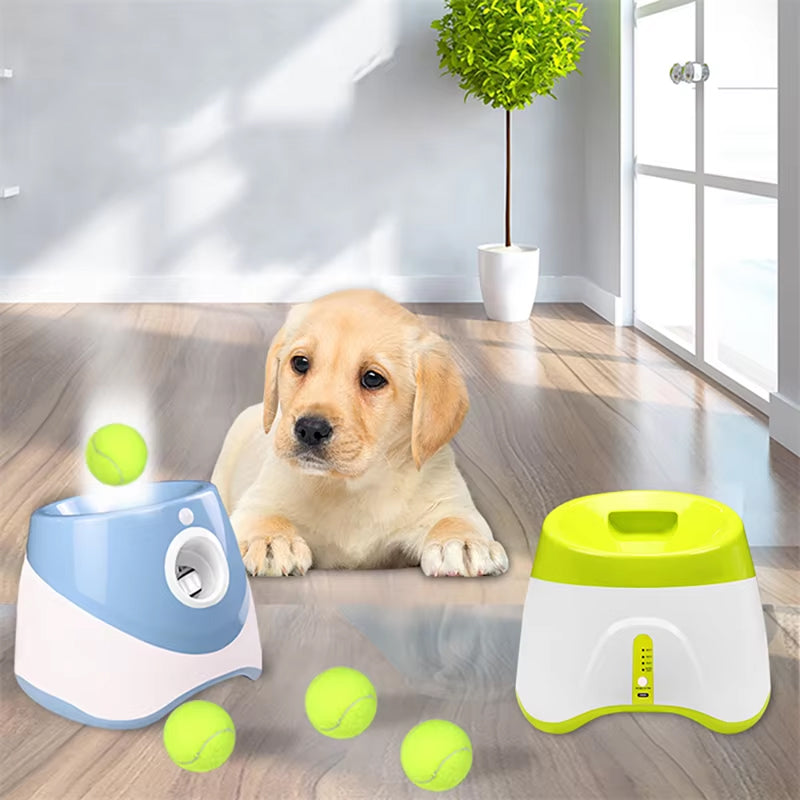 PuppiLob Automatic Dog Ball Launcher for Hands-Free Play