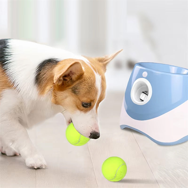 PuppiLob Automatic Dog Ball Launcher for Hands-Free Play